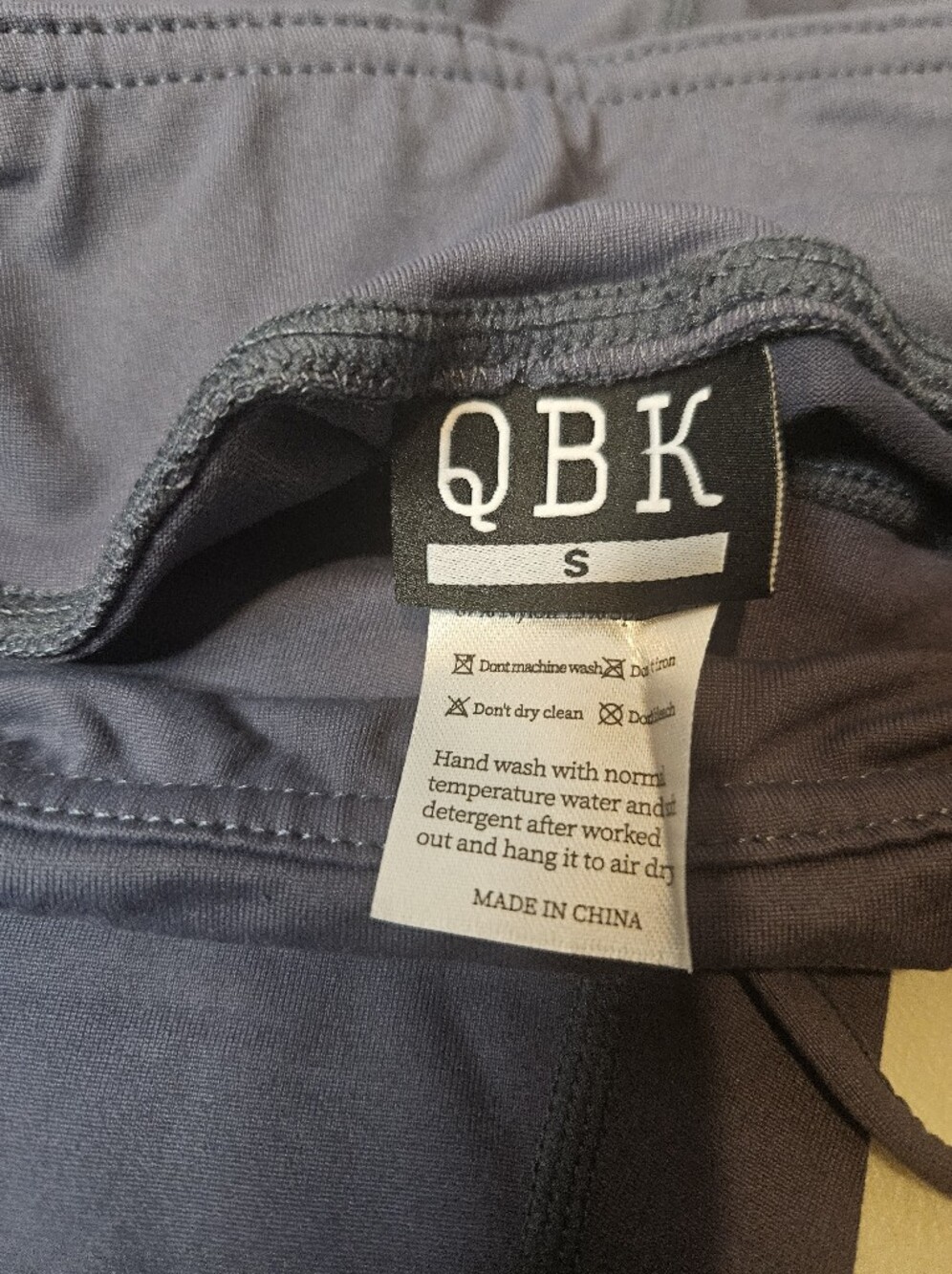 QBK Yoga Scrub Pants Women Five Pocket Cargo Scrub Pan Blue Grey Color Smal New - Picture 10 of 16